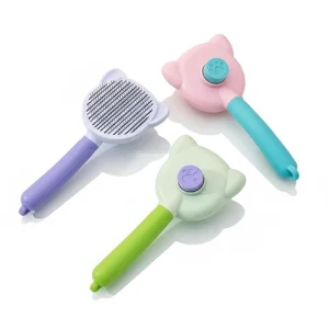 Button Brush Cat Face